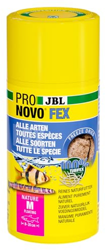 JBL PRONOVO FEX, Tubifex-godis för alla prydnadsfiskar från 8–20 cm, 100 ml