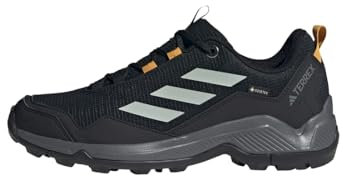 adidas Herren Terrex Eastrail Gore-TEX Hiking Shoes Wanderschuhe, Core Black/Silver/Preloved Yellow, 41 1/3 EU
