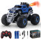 MYDOVA Ferngesteuertes Auto, 1:16 Monster Truck, RC Offroad mit Sprühnebel-Musik-Leuchten, 15-20KM/H 2.4GHz, Auto Spielzeug Geschenk für Kinder ab 3 4 5 6 8 10 Jahre