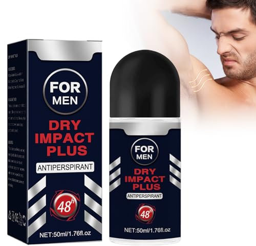Deodoranti Ascellari Uomo, Deodorante Da Uomo, Antitraspirante Roll-On, Deodoranti Antitraspiranti Ascellari, Rimuovi Gli Odori E L'odore Del Sudore E Mantieniti Fresco, 50ml