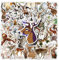 50 Stück Hirsch Aufkleber Auto Laptop Telefon Gitarre Skateboard Motorrad Fahrrad Deer Stickers Set Vinyl Wasserdicht Aesthetic Aufkleber für Jugendliche Kinder Erwachsene
