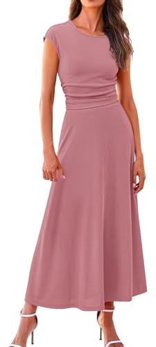 IQYU Fritidsoverall för kvinnor, 2-delad, sommar, elegant stickad kostym, set, bomull, tvådelad stretch, kortärmad crop topp, lång kjol, omlottkjol, ledig, midikjol, festlig, bröllop, affärskläder