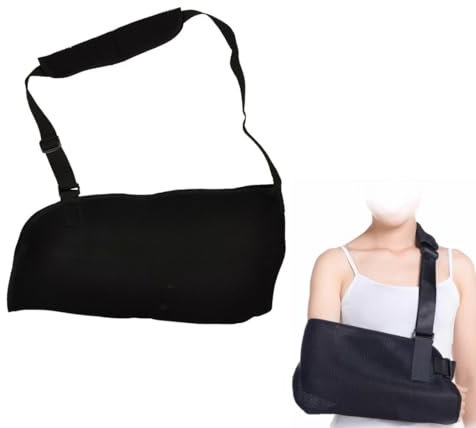 CULEO Supporti reggibraccio 1 pezzo di supporto per il braccio, tracolla regolabile in rete traspirante, fascia per il braccio unisex, fascia per il braccio per la lussazione della spalla