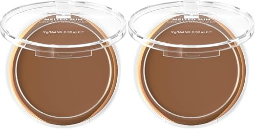Catrice Melted Sun Cream Bronzer, Nr. 030, Braun, definierend, sofortiges Ergebnis, natürlich, matt, vegan, ölfrei, ohne Parfüm, ohne Alkohol, 2er Pack (9g)