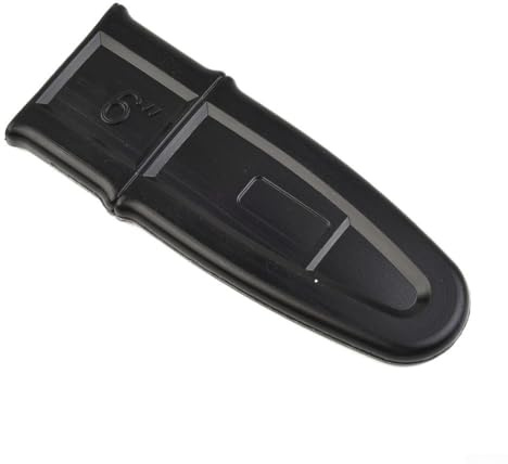 Filteilect Housse de protection en plastique pour tronçonneuse électrique de 10,2 cm et 15,2 cm, accessoire de protection de fourreau, support de plaque de guidage, noir (15,2 cm)