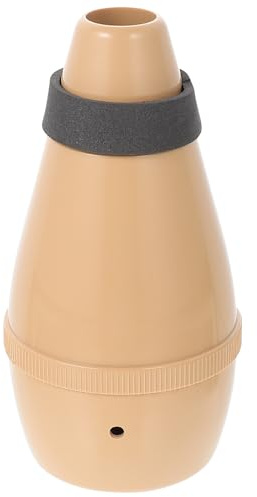 FRCOLOR Sourdine ABS pour Trompette Alto Atténuateur de Son Compact Bois Clair Accessoire Professionnel Volume Pratique pour Répétition et Entraînement Silencieux