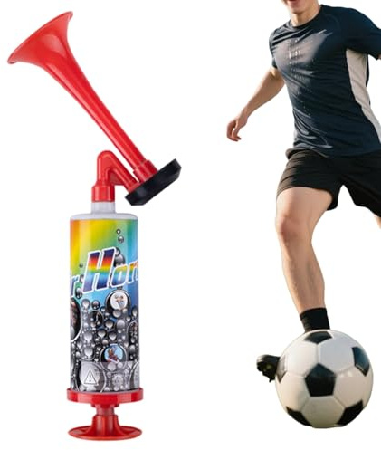 Bocinas para Partidos de Fútbol,Hacedor De Ruido Para Celebraciones - Bocinas de Aire de Mano Tipo Empuje - para Eventos Deportivos Fiestas Cumpleaños Festivales Celebraciones Aficionados Adultos Niño