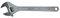 AB Tools 24 / 600mm Standard Adjustable Spanner Monkey Wrench Plumbers 0-60mm