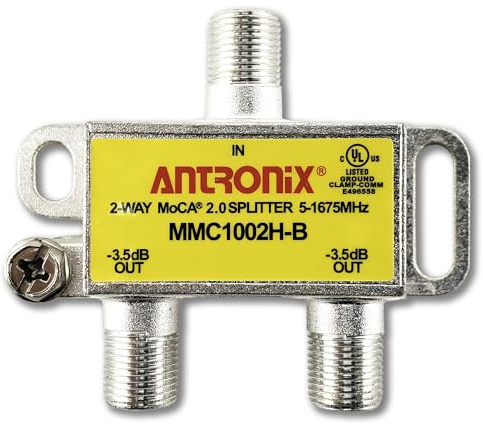 2 Way Antronix MMC1002H-B 5-1675 MHz MoCA 2.0 Splitter for Frontier Formerly Verizon Fios