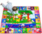teytoy Baby Play Mat, Large Baby Mats for Floor Play Cotton Playmat for Toddlers Crawling Super Soft Thick (0.6cm), Foldable Non-Slip ABC Rug for Learning Animals