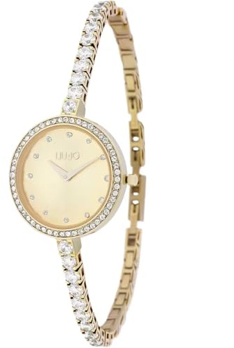Liu Jo TLJ1811, orologio analogico al quarzo da donna con cinturino in acciaio inossidabile oro, oro, Moderno
