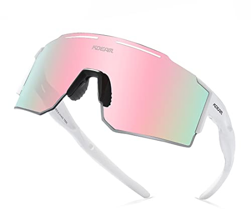 RINKUOLYO Sports Polarized Sunglasses for Men and Women, Youth Kids Baseball Softball Sunglasses for Cycling, Running