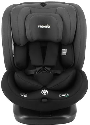 Baby Car seat Dune 360° Swivel I-Size 40-150 cm - Upgradeable from Birth to Approx. 12 Years - Group 0+/1/2/3 - Isofix fixings - Side Protectors