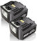KUNLUN 2X 14,4 V, 5,0 Ah Batterie per Makita Batteria 14,4 V BL1430 BL1415 BL1440 BL1415N 196875-4 194558-0 195444-8 196388-5 194065-3