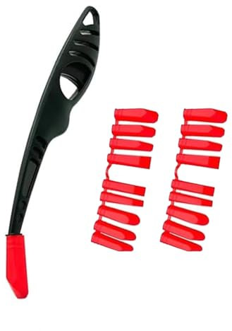 NCCHDZSW Outils de Calfeutrage en Silicone avec 2 Pièces 9 Formes de Joints Outil de Calfeutrage Joint Spatule Joint Silicone Set de Grattoirs à Joints pour le Silicone Spatule à Lisser