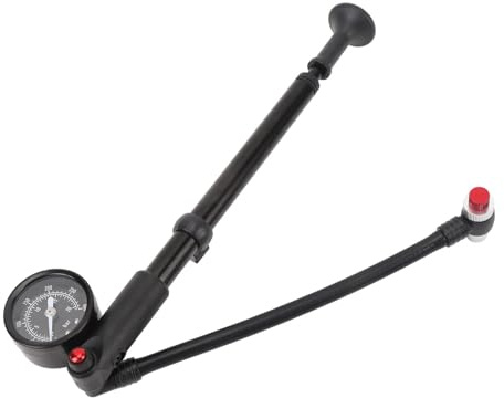 Dilwe Pompa per Ammortizzatori per Ciclo, Pompa per Ammortizzatori Ad Alta Pressione da 300 Psi, Pompa per Ammortizzatori per Forcella, Pompa per Ammortizzatori Regolabile, Smorzamento
