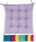 JACK Outdoor Stuhlkissen 38x38cm Lounge Kissen Auflage Wasserfest Sitzkissen Garten Lotus Effekt, Farbe:Flieder