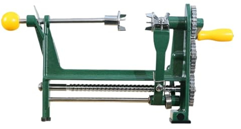 Pelador de naranjas manual de acero inoxidable con manivela herramienta antideslizante que ahorra mano de obra para limones y cítricos.