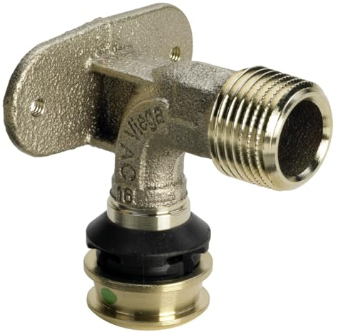 Viega Wandscheibe Raxofix 5325.4 16 mm x R 12, Rotguss, mit SC-Contur 724443