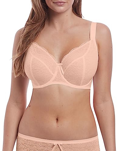 Freya Dam Fancies spets balcony underwire bh balconette bh, Naturfärger/beige, 85H
