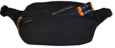 Dia-GO ! Easy - Sac Banane Noir pour diabétique avec Compartiment réfrigérant pour Stylo à insuline, Lecteur glycémie Freestyle Libre et Autres Accessoire pour Le diabète. (70 cm – 102 cm)