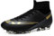 CERYTHRINA Herren Fußballschuhe Kinder High Top Spikes Cleats Fussballschuhe Professionelle Athletics Kunstrasen Trainingsschuhe Teenager Outdoor Atmungsaktive Sportschuhe Schwarz Stollen 38