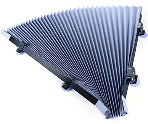 Plisseerollo Mit Saugnäpfen,Temporäre Jalousien,Fenster Sonnenschutz Verdunkelungsrollo,Plissee-Jalousien,Sonnenschutz und Sichtschutz,für Auto Büro Bad Küche,ohne Bohren (46x120cm/18.1x47.2in)