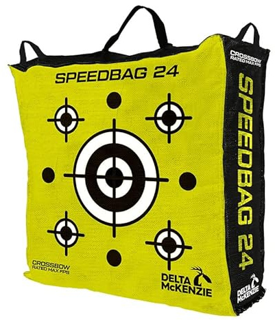 Delta McKenzie Speedbag 24 Archery Target - High Performance 475 FPS Dual-Sided Bag Target for Compound Bows & Crossbows - Field Point Compatible with Easy Arrow Removal