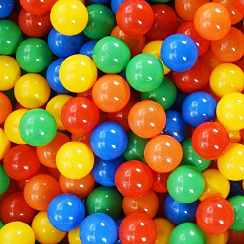 vidaXL 500x Bolas de Colores para Piscina de Bebé Pelota Niños Juguete Cuarto Aseo Casa Hogar Lavabo Baño Doméstico Regalo Cumpleaños