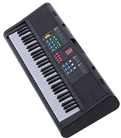 61 Tangenter Klaviaturpiano, Barn Elektriskt Digitalt Multifunktionellt med Mikrofonpresenter Pianos & Keyboards för Pianon Musikinstrument