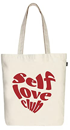 Ecoright Einkaufsbeutel Baumwolle Stoffbeutel Bedruckt mit Reißverschluss Robuste Tragetasche mit Henkel stofftasche damen