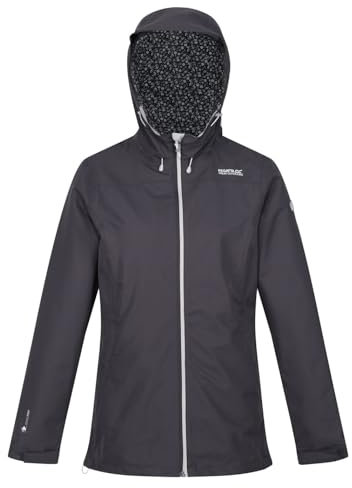 Regatta Damen Hamara Iii Waterproof Breathable Durable Coat wasserdichte Jacke, Grau, XXL