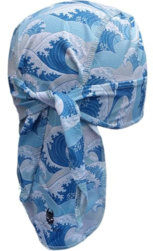 Bandana Skull Cap Hat for Cycling Running Gym Outdoor Sports, Sweat Wicking Sun Protection, Headwear for Men and Women