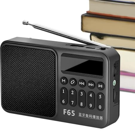 Radio Portátil Am FM | Radio USB con Altavoces MP3 y Base de Audio | para Cocina Viajes Oficina Hogar Exteriores Camping Tercera Edad Garaje Auto Piscina Escuela