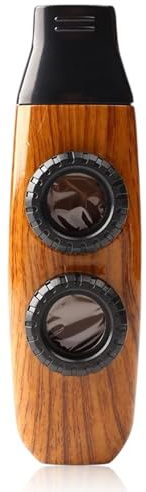 Junhonze Kazoo Con Vetas De Madera - Instrumento Musical Kazoo - Kazoo, Adecuado Para Representaciones Teatrales, Festivales De MúSica Y AcompañAmiento De Guitarra En Estudios De GrabacióN