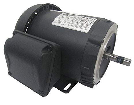 Dayton 1/4 HP General Purpose Motor,3-Phase,3460 Nameplate RPM,Voltage 208-230/460,Frame 56C