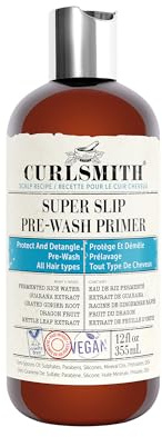 Curlsmith - Super Slip Pre-Biotic Primer - Vegane kopfhautstimulierende Behandlung, schützend und feuchtigkeitsspendend (350ml)