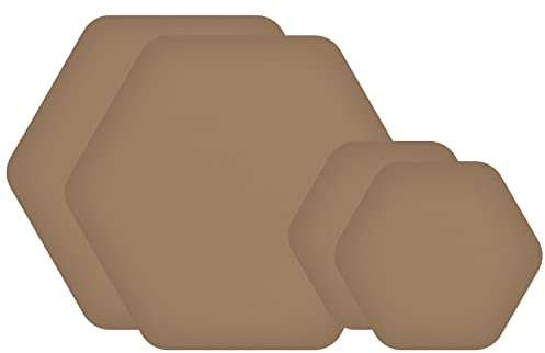 Gear AID Tenacious Tape Repair Patches for Jackets, Tents, Outdoor Tools and Technical Fabrics, 3 Round, 2.5 and 1.5 Hex Shapes, Color and Size Options, Coyote