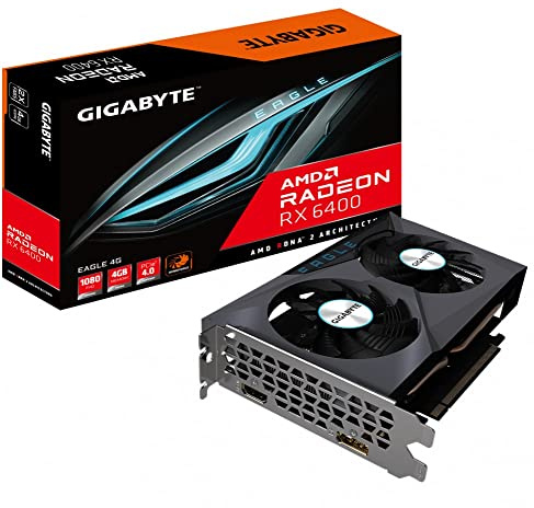 Tarjeta Gráfica Gigabyte Radeon RX 6400 Eagle 4G 4 GB