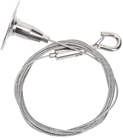 OATIPHO Suspensión De Cuerda De Alambre Cable De Barandilla Cable Para Colgar Cuadros Atar Alambre De Imagen Alambre Para Colgar Cuadros Cordón Ajustable Foto Caballete Acero Carbono