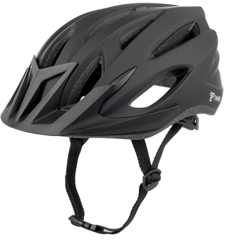 TWIRL Gravel Casque de vélo, avec système de réglage, 54-58 cm, Noir