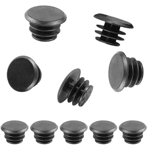 IUSOT Lenkerstopfen 10 Stück, Schwarz, Hochwertige Kunststoff-Lenkerkappen für Rennrad und MTB, Ideal für Endkappen von Fahrradlenkern, Langlebiges Zubehör für verbesserten Grip und Schutz