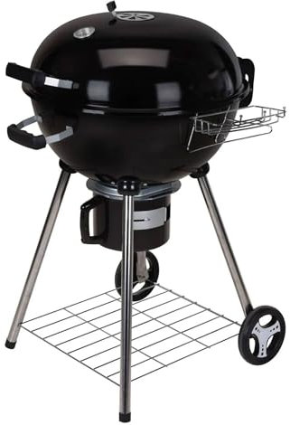 WELL HOME - Barbecue à charbon H.99cm sur 4 pieds et roulettes
