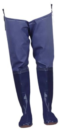 YEJBBUC Cuissardes de pêche pour homme et femme - Bottes de pluie de jardinage et de chasse - 37 - Bleu, Bleu 39, 39