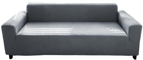Soffskydd, stretch tresitsigt soffskydd, 180 till 220 cm robust och elastiskt tyg, möbelskydd för arbetsplatser, vardagsrum, sovrum, lägenhet, utomhus, uteplats, sovsal, fest
