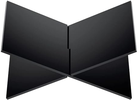 Espositore per libri aperti - Leggio per lettura tipo X, supporto aperto regolabile, scaffale per libri da tavolo | Organizer per tavolino da caffè, espositore per riviste, supporto per tablet, access