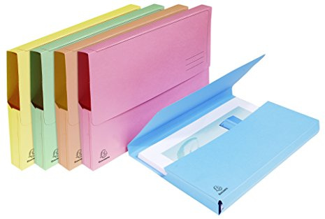 Exacompta 47870E - Lote de 25 Bolsas Super 250, Colores Surtidos
