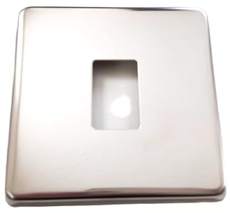 Light Switch Cover Plate Conversion in Victorian Chrome Single/Double Stick on (Single Switch Cover Plate)