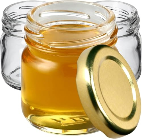 mille idee 24 barattoli barattolo barattolini vasi in vetro piccoli per miele bombiniere 40 ml