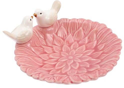 LIFKOME Décoration De Chambre Charmante Assiette En Céramique Pour Oiseaux Artisanat Bibelot Rangement De Desserts